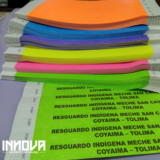 Manillas De Seguridad De Evento Marcada