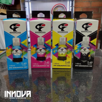 Tintas Gihonclick 140 Ml Dye Sublimacion Unidad
